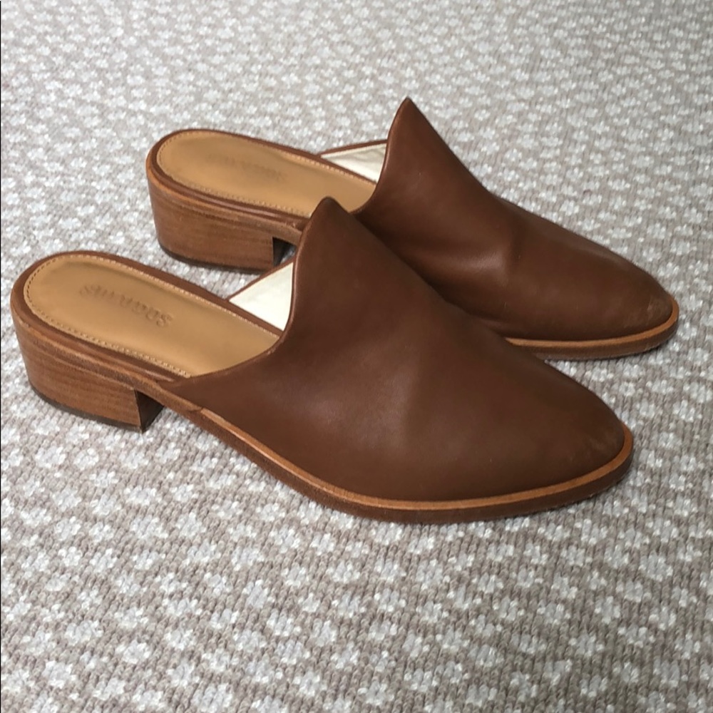 Soludos Venetian Mule 7.5 Tan Leather